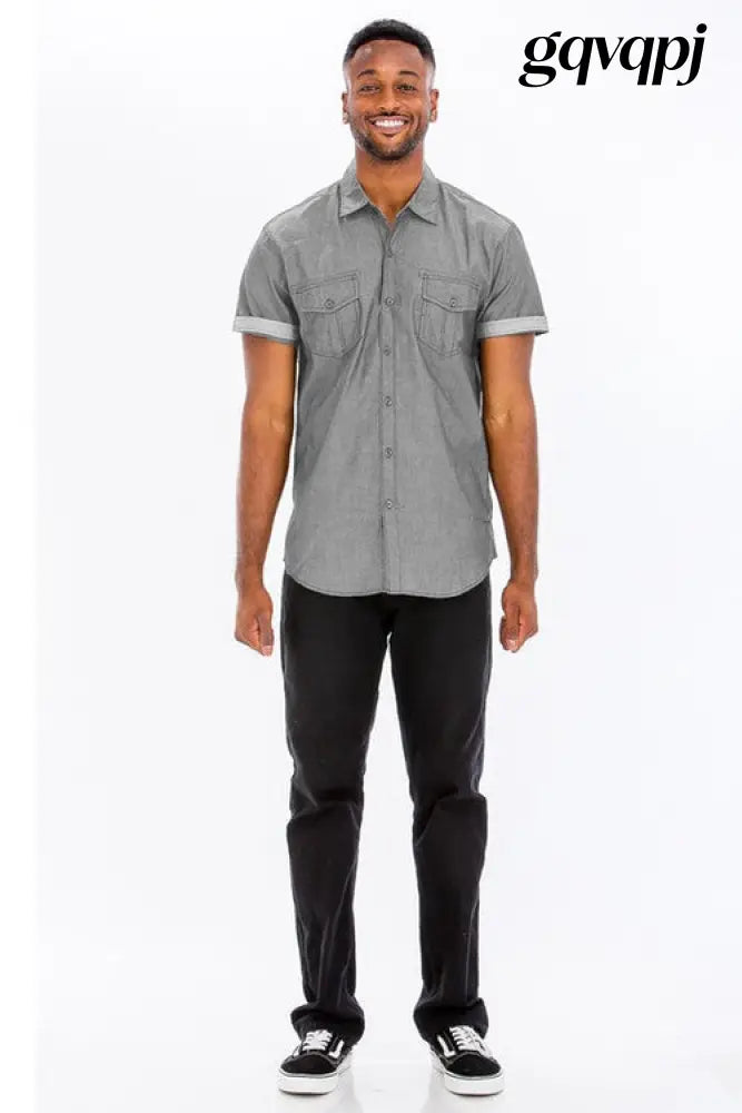 Cloud Nine Casual Short Sleeve Hot - M / GREY - T-shirts