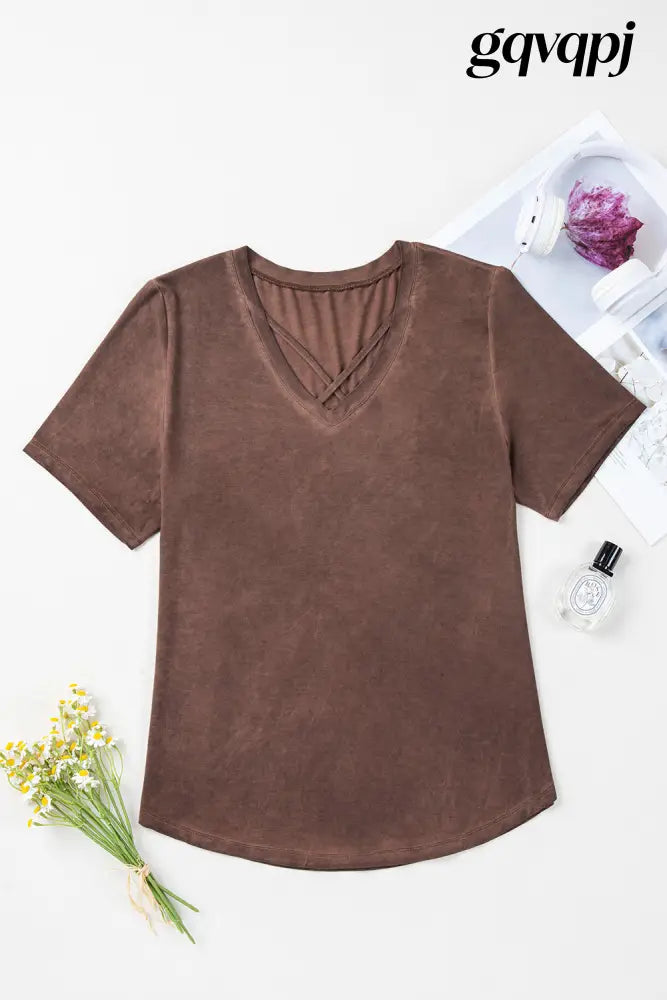 cloud-nine-chestnut-crossoverd - Tops/Tops & Tees