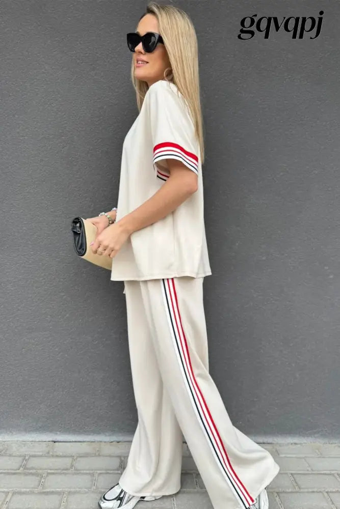 cloud-nine-cream-comfort-seted - Two Piece Sets/Pant Sets