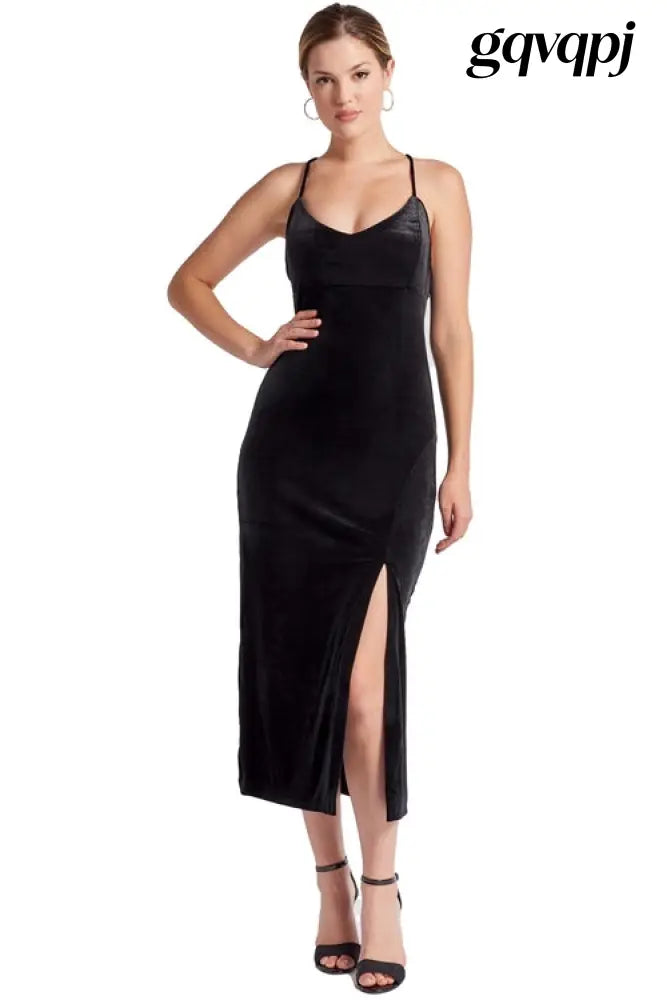 Cloud Noir Slip Dress Style!!! - Black / 6 - Dresses
