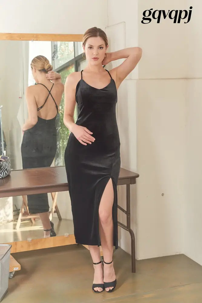Cloud Noir Slip Dress Style!!! - Dresses