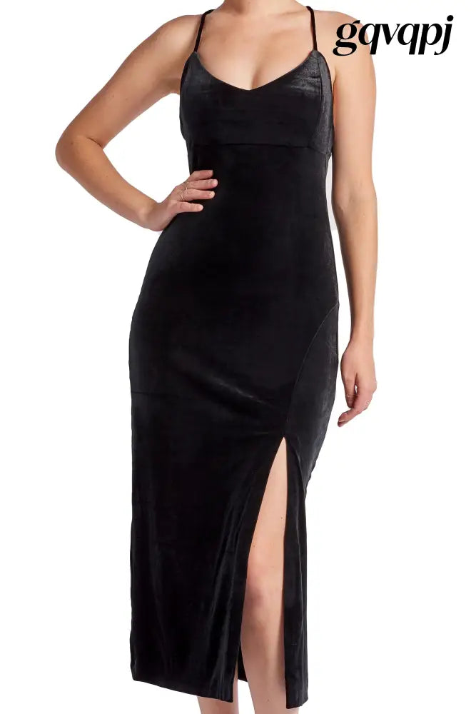 Cloud Noir Slip Dress Style!!! - Dresses
