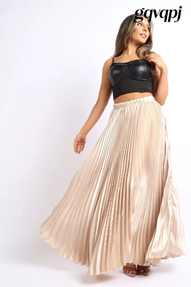 Cloudfall Pleated Skirt Trend. - Skirts