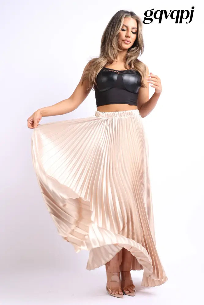 Cloudfall Pleated Skirt Trend. - Skirts