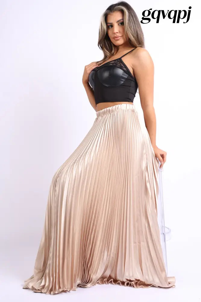 Cloudfall Pleated Skirt Trend. - Skirts