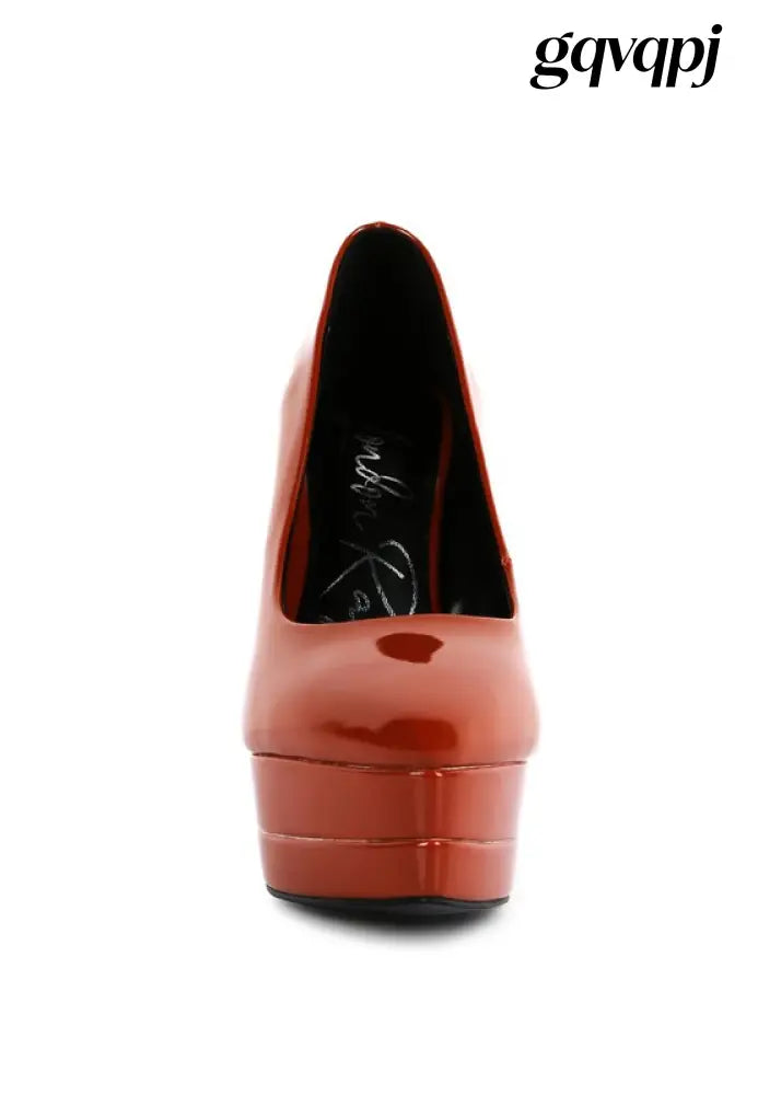 cuddles-patent-pu-high-heeled-sandals - Heels