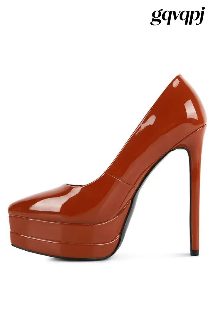 cuddles-patent-pu-high-heeled-sandals - Heels