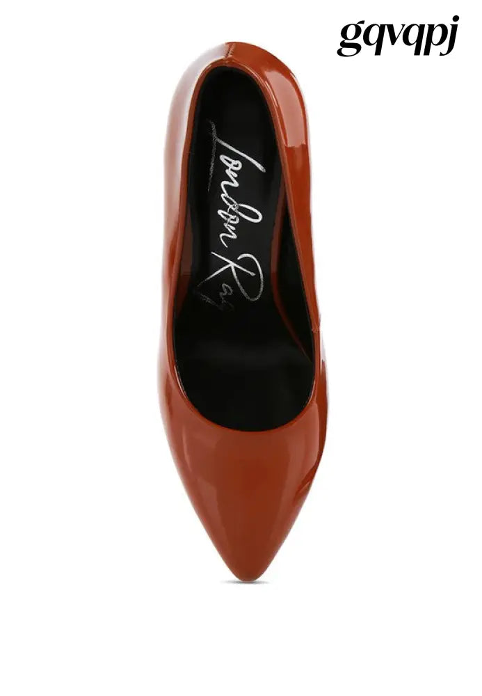 cuddles-patent-pu-high-heeled-sandals - Heels