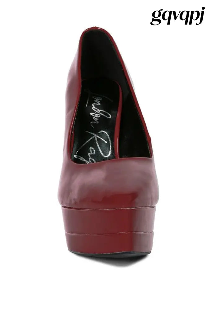 cuddles-patent-pu-high-heeled-sandals - Heels
