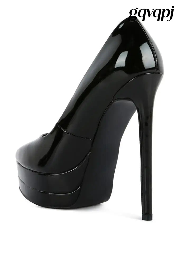 cuddles-patent-pu-high-heeled-sandals - Heels