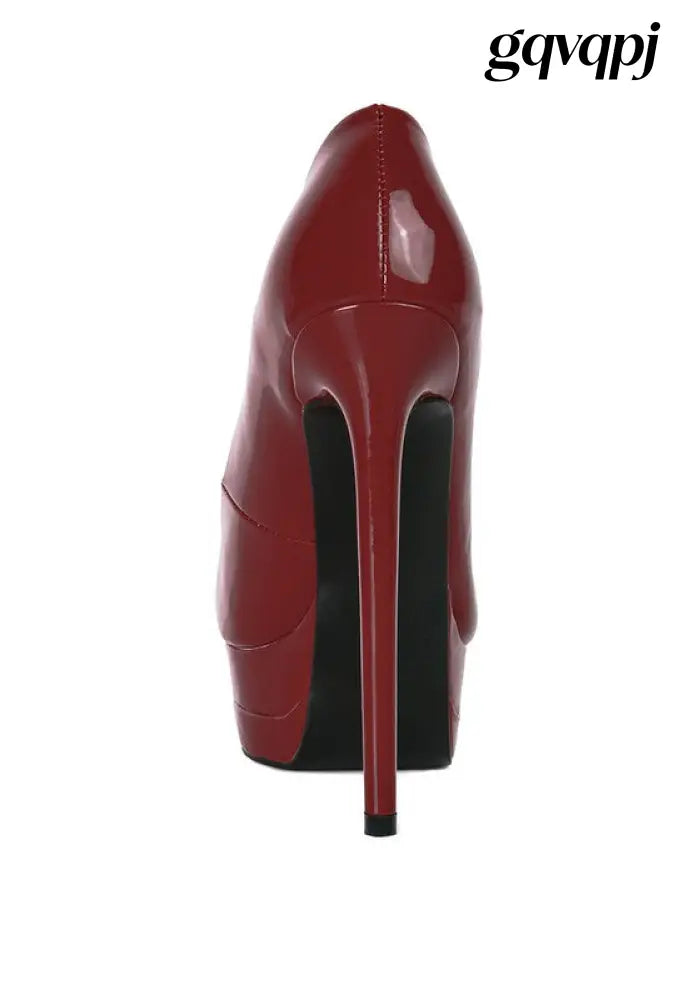 cuddles-patent-pu-high-heeled-sandals - Heels
