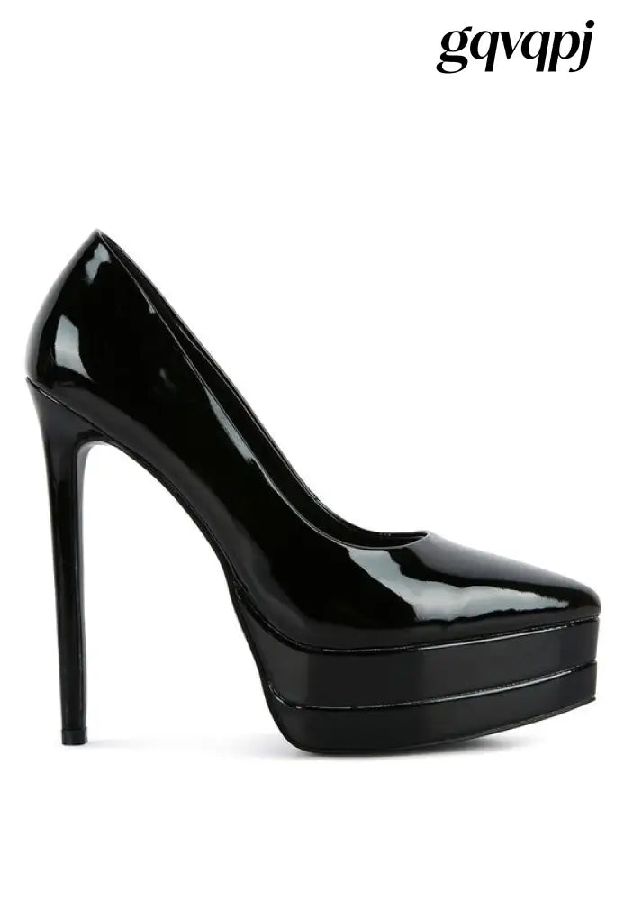 cuddles-patent-pu-high-heeled-sandals - Heels