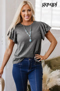 gray-featherlight-everyday-tee - Dark Grey / S / 65% Polyester + 35% Cotton - Tops/Tops & Tees