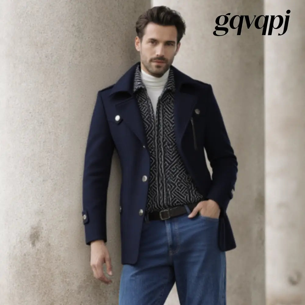Mens Moonlight Manor Coat Hoted - S / Navy - Jackets & Coats